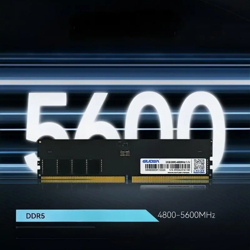 DDR5 UDIMM RAM 5600MHz 6000MHz frissítési memória asztali számítógépekhez