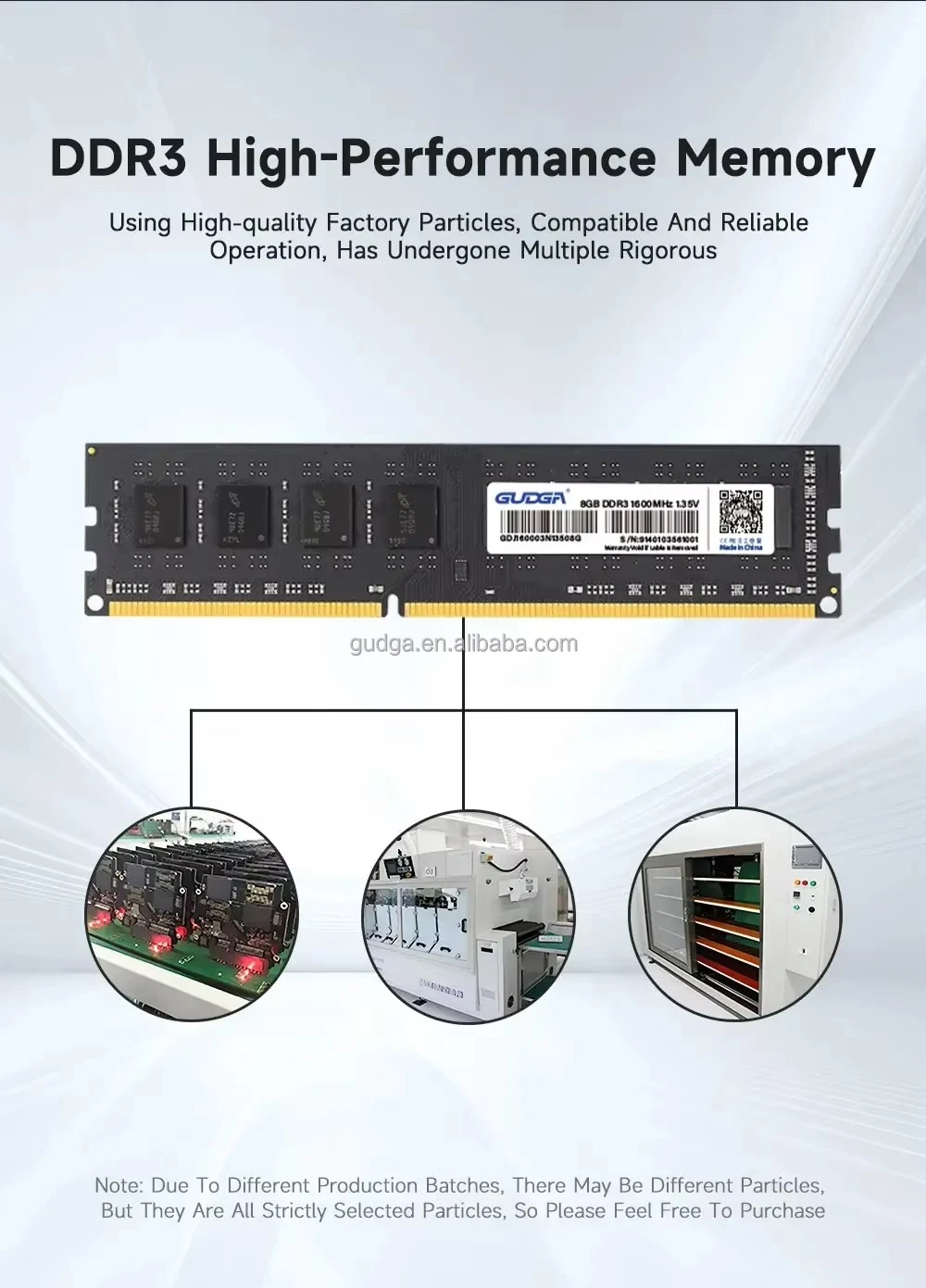 Computer Parts DDR3 1600MHZ Desktop RAM